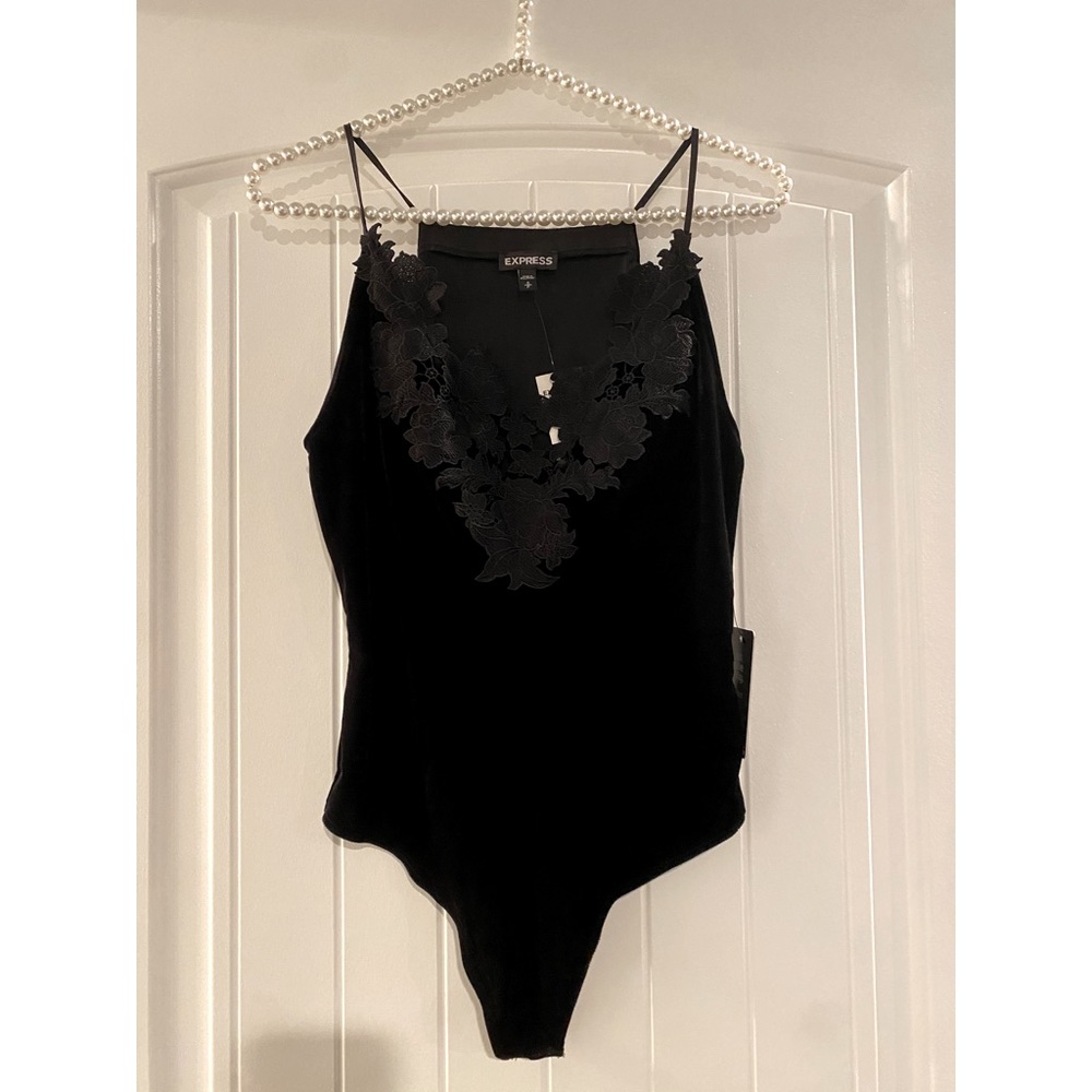 Black Velvet Bodysuit